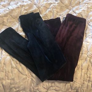 Fleece/velvet leggings
